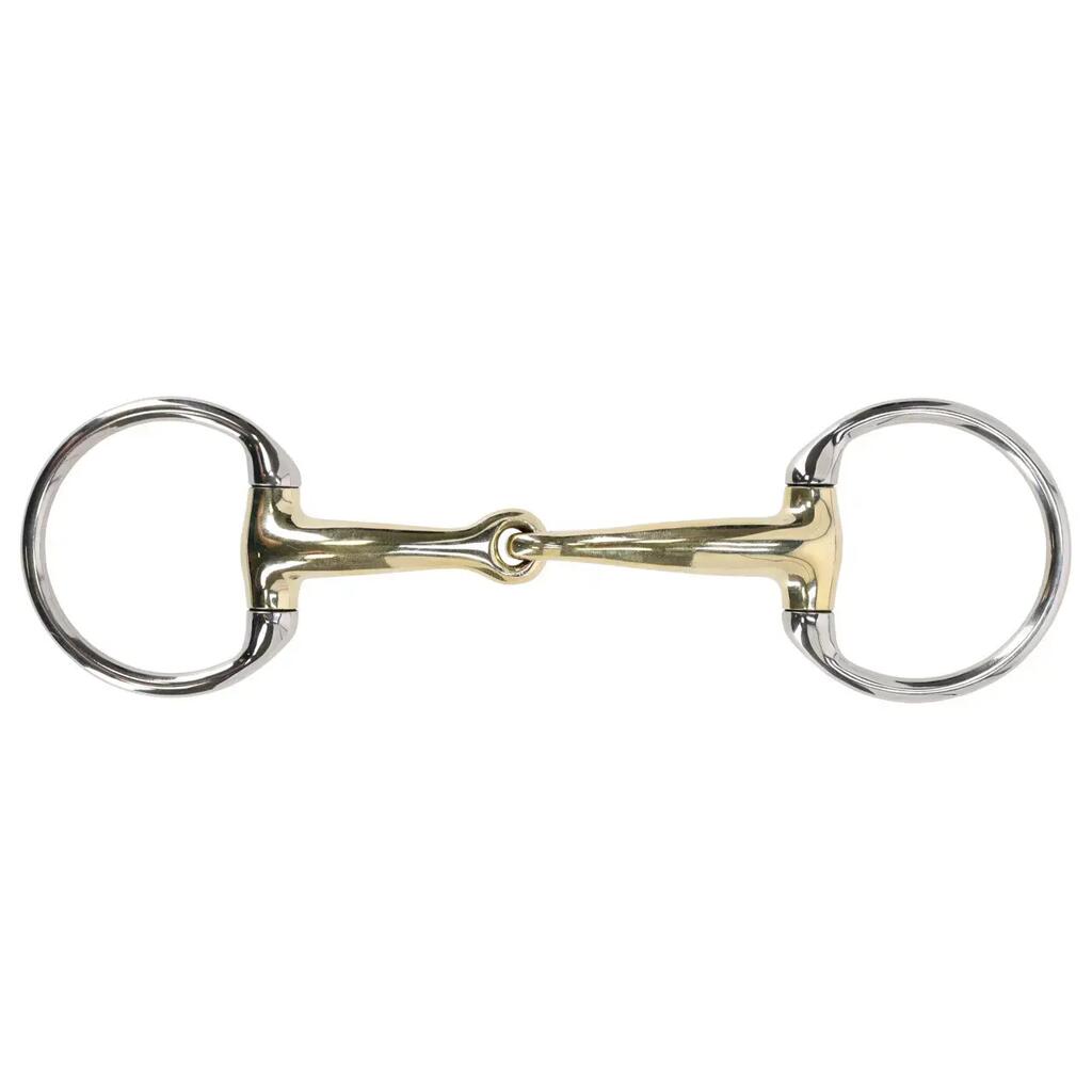 Anatomical olive mouthpiece for horse QHP