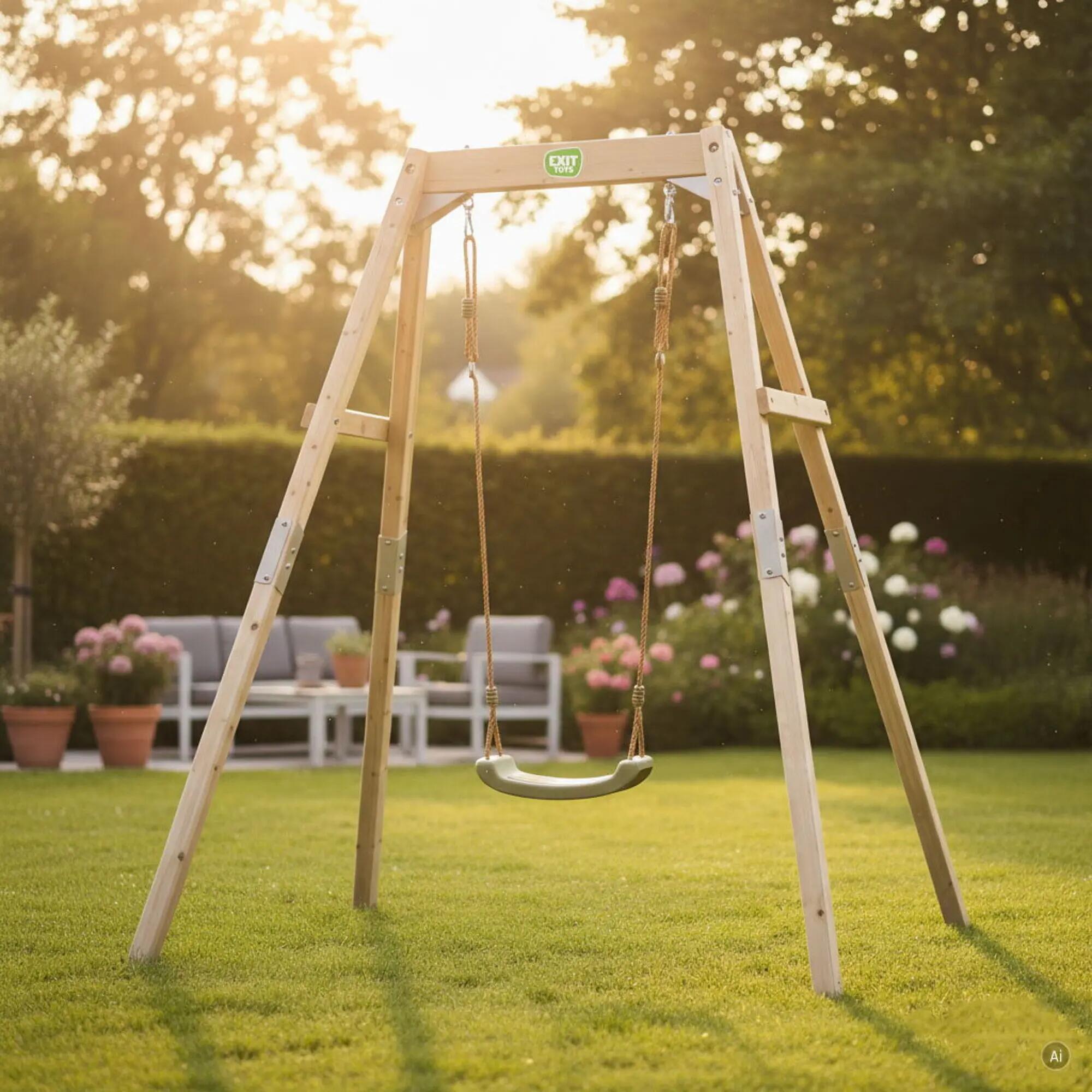 Balançoire en bois évolutive Silvi 3/7