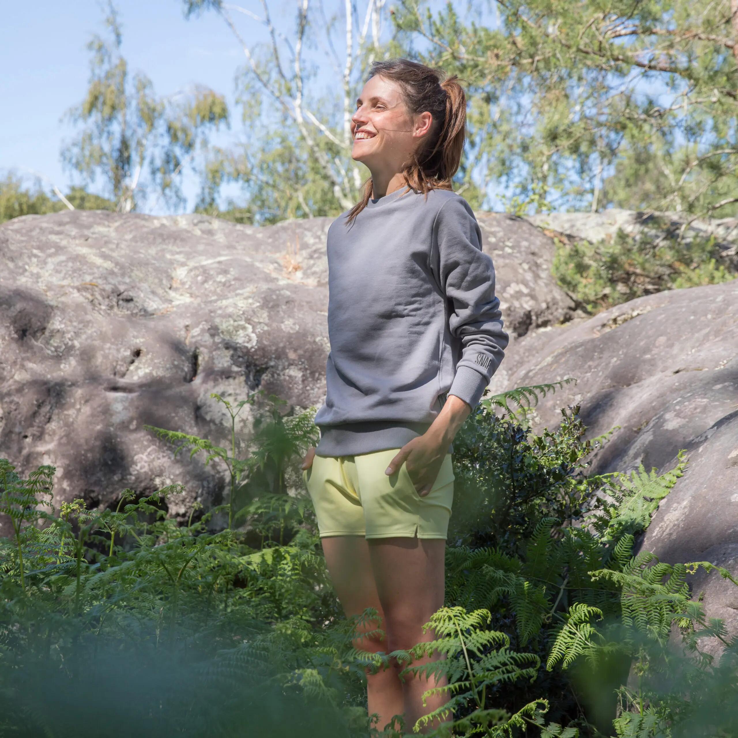 Pantaloncini da donna Snap Climbing Wave 3/7