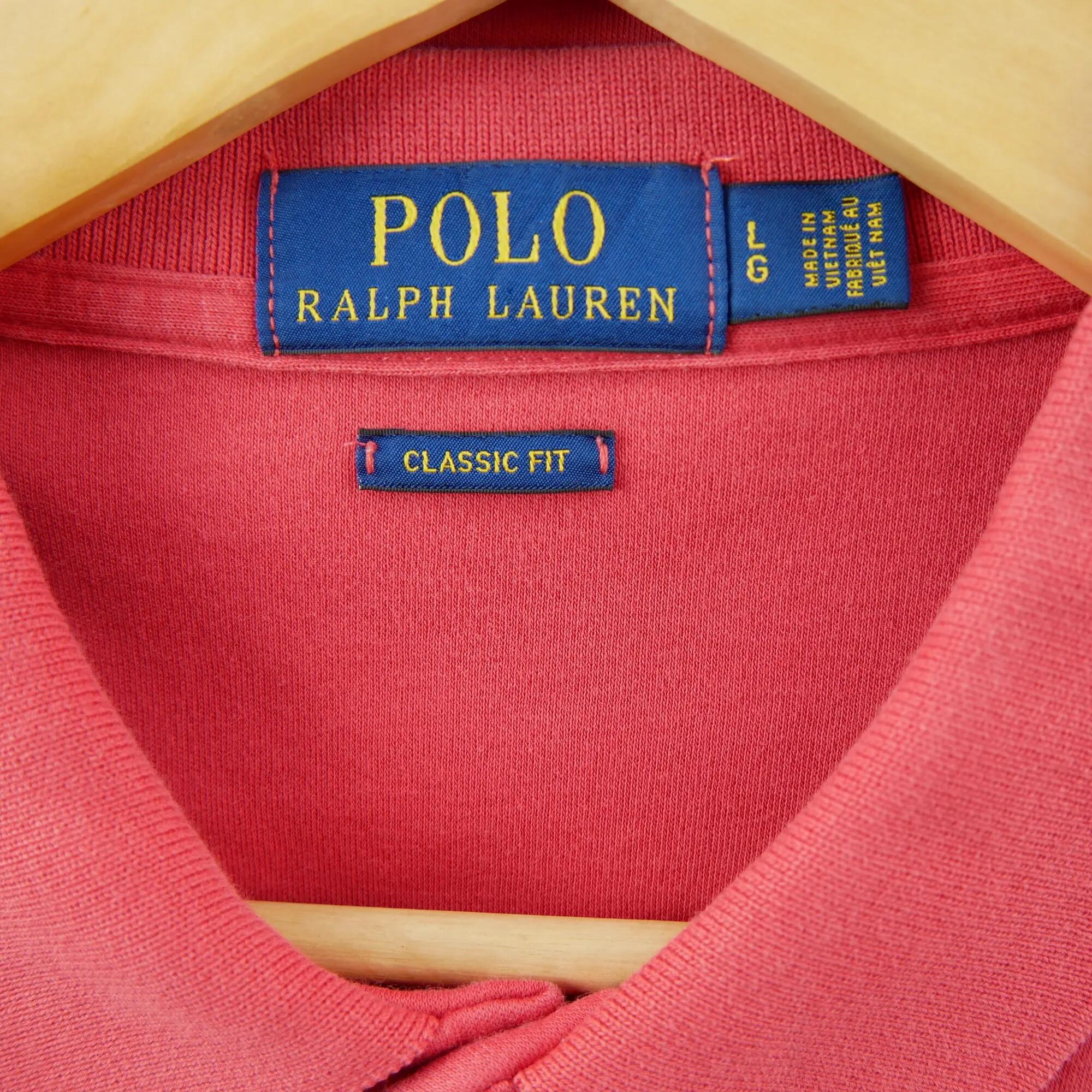 Polo maniche corte uomo Polo Ralph Lauren rosso 6/6