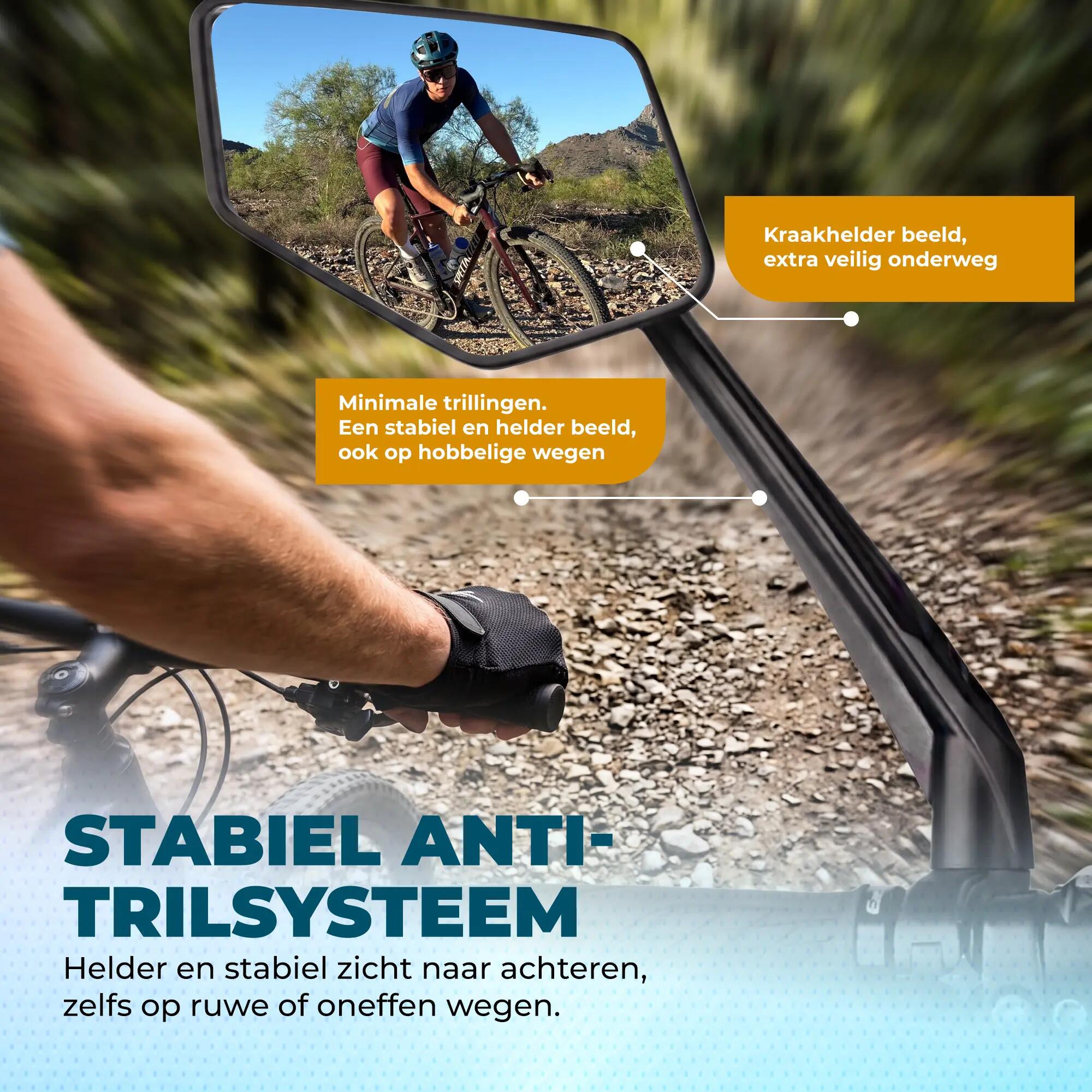 Vebics Fietsspiegel Links Groot 4/9