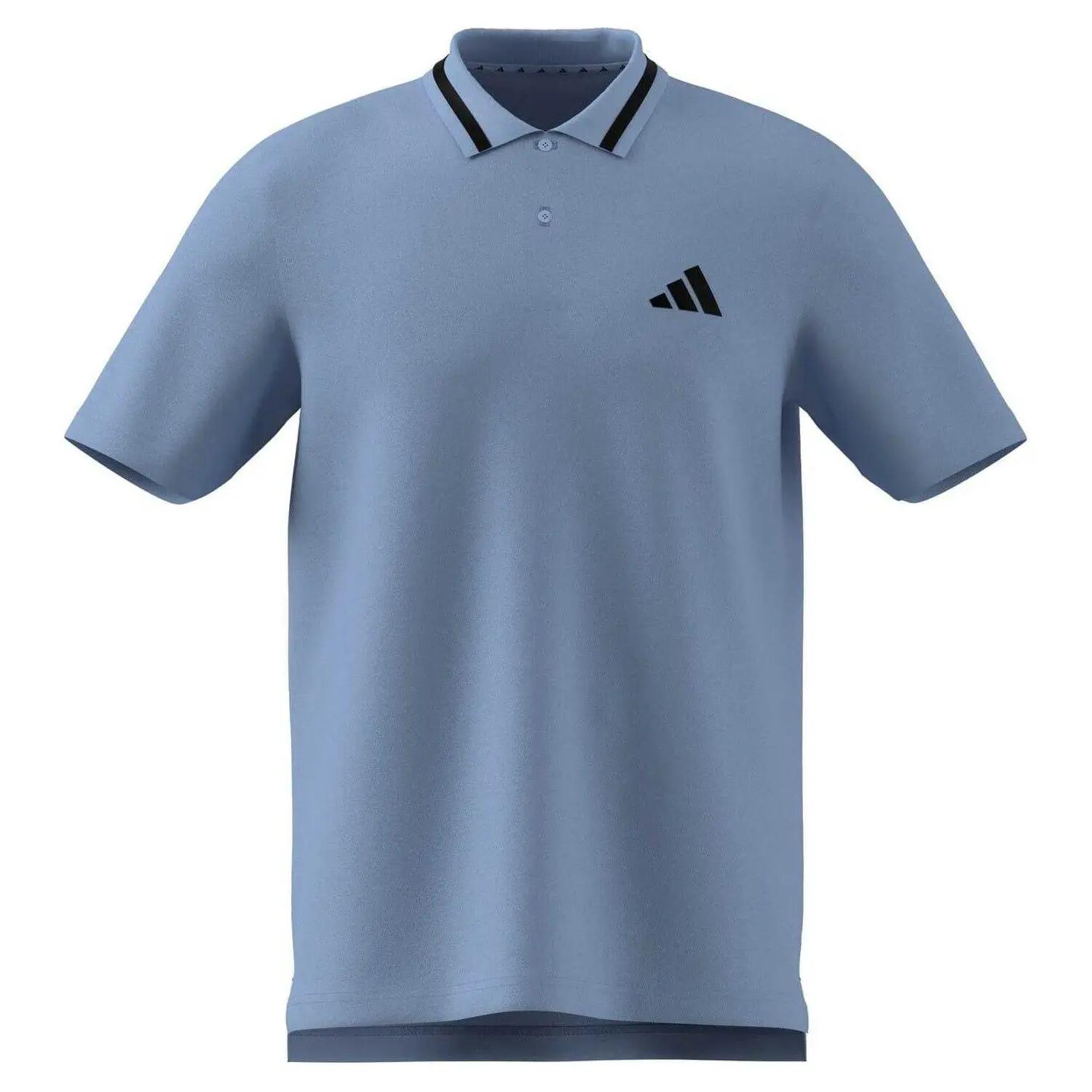 Adidas Mens 3 Stripes Cotton Polo Shirt