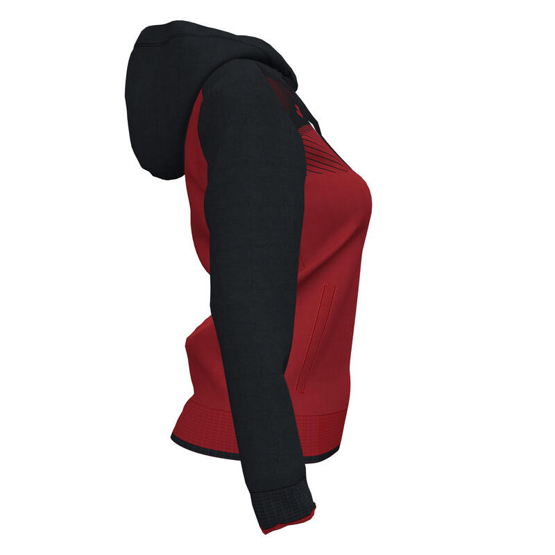 Veste à capuche Femme Joma Supernova ii rouge noir