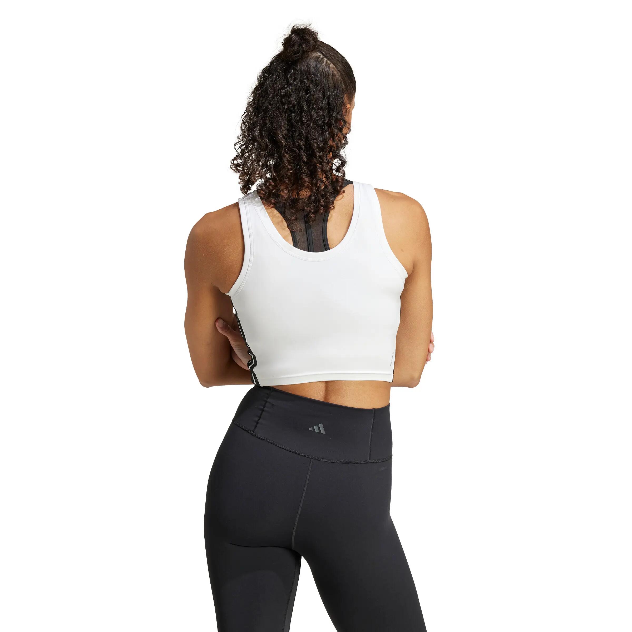 Débardeur femme adidas Workout Essentials 3-Stripes 3/6