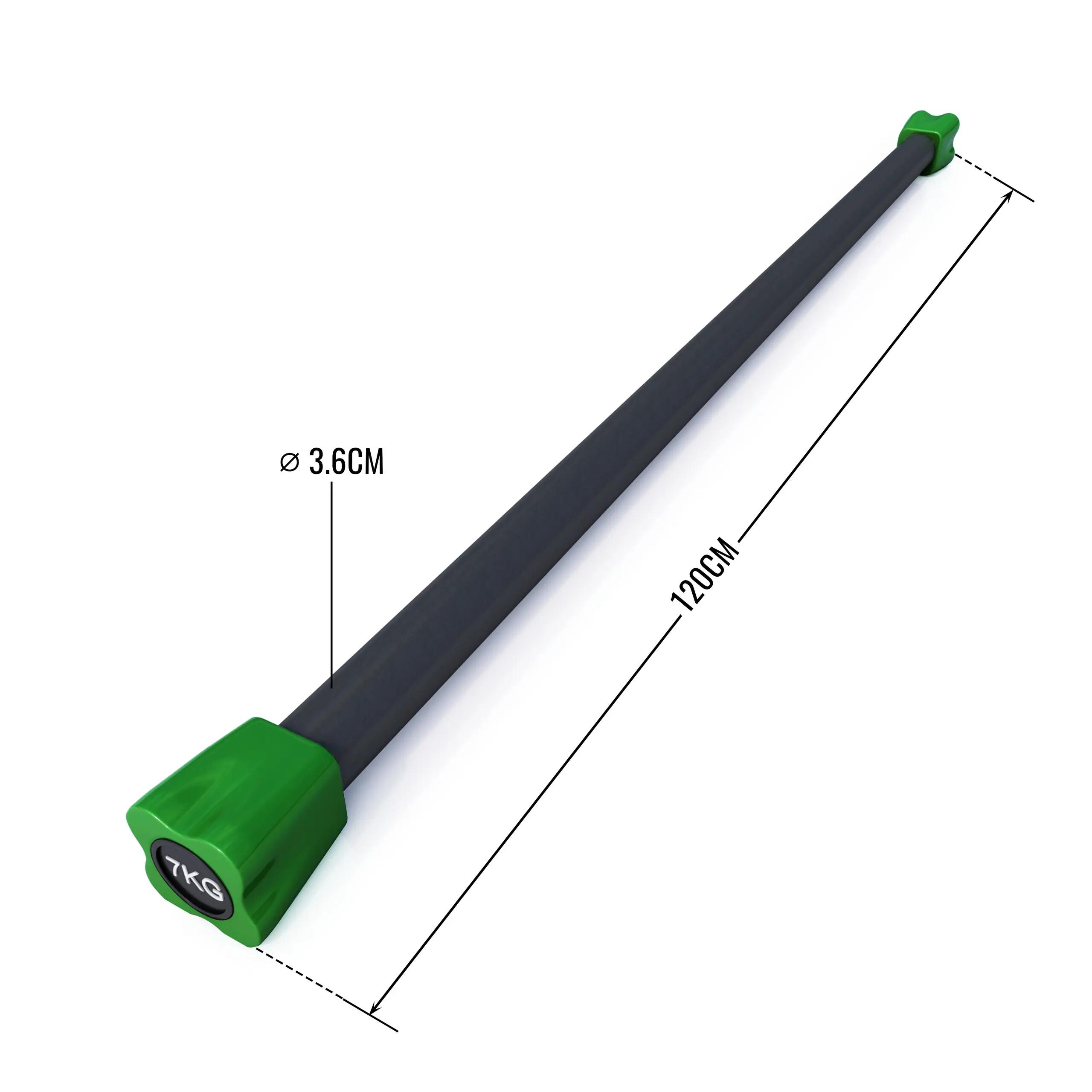 BARRE DROITE LESTÉE 120CM | MUSCULATION ET FITNESS | POIDS AU CHOIX DE 1KG À 10K 6/10