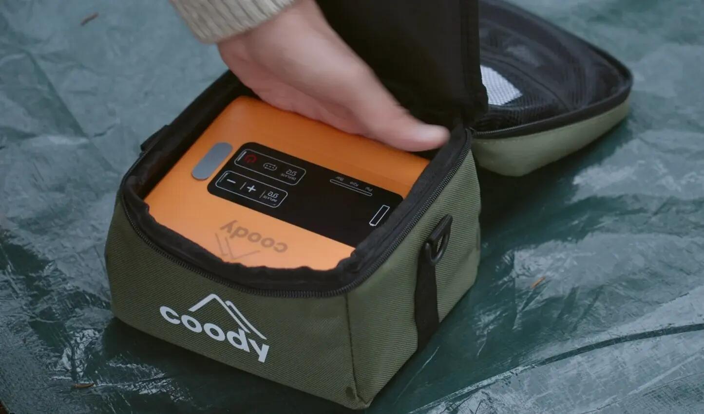 Coody 133P Lithium Electric Air Pump, Orange 2/7