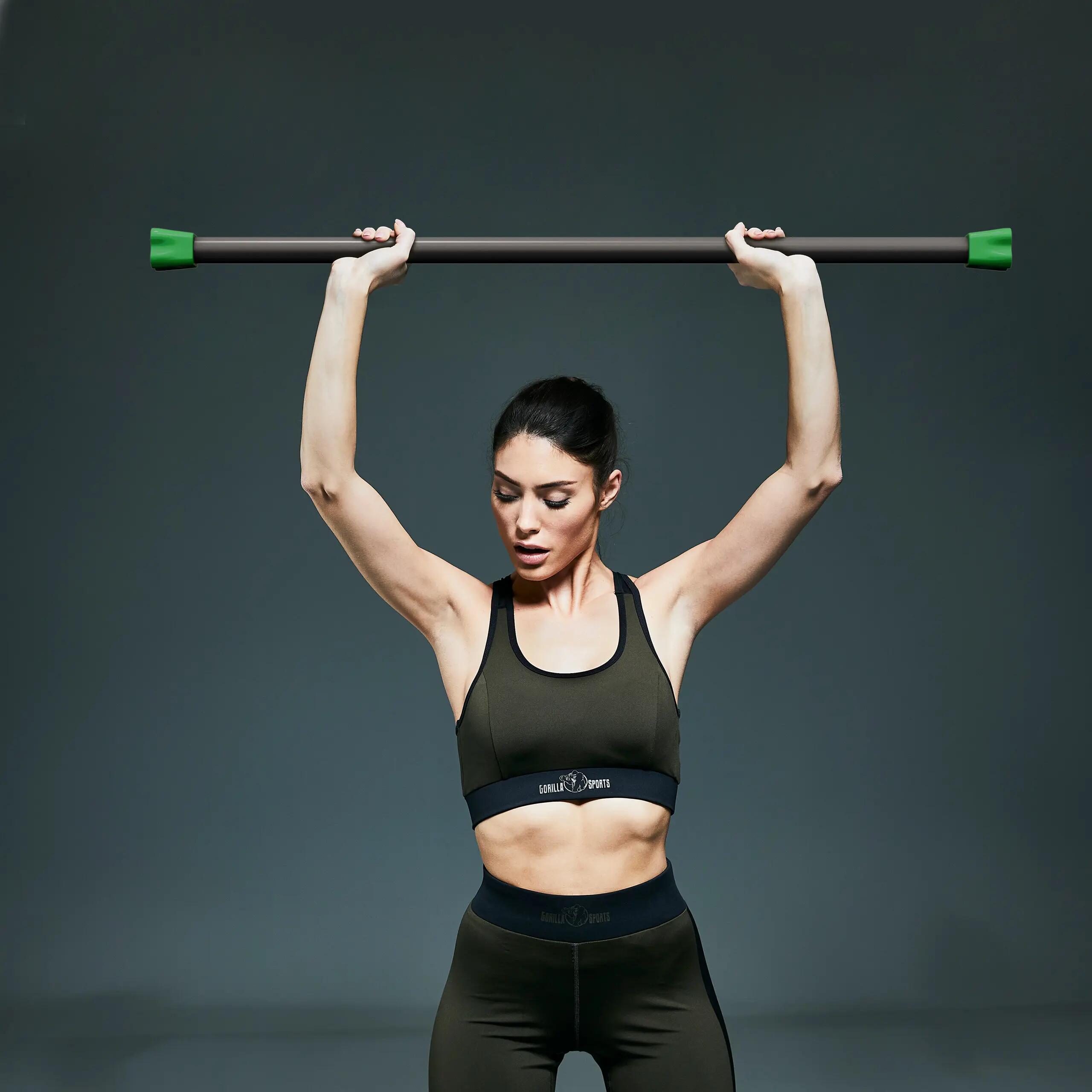 BARRE DROITE LESTÉE 120CM | MUSCULATION ET FITNESS | POIDS AU CHOIX DE 1KG À 10K 4/10
