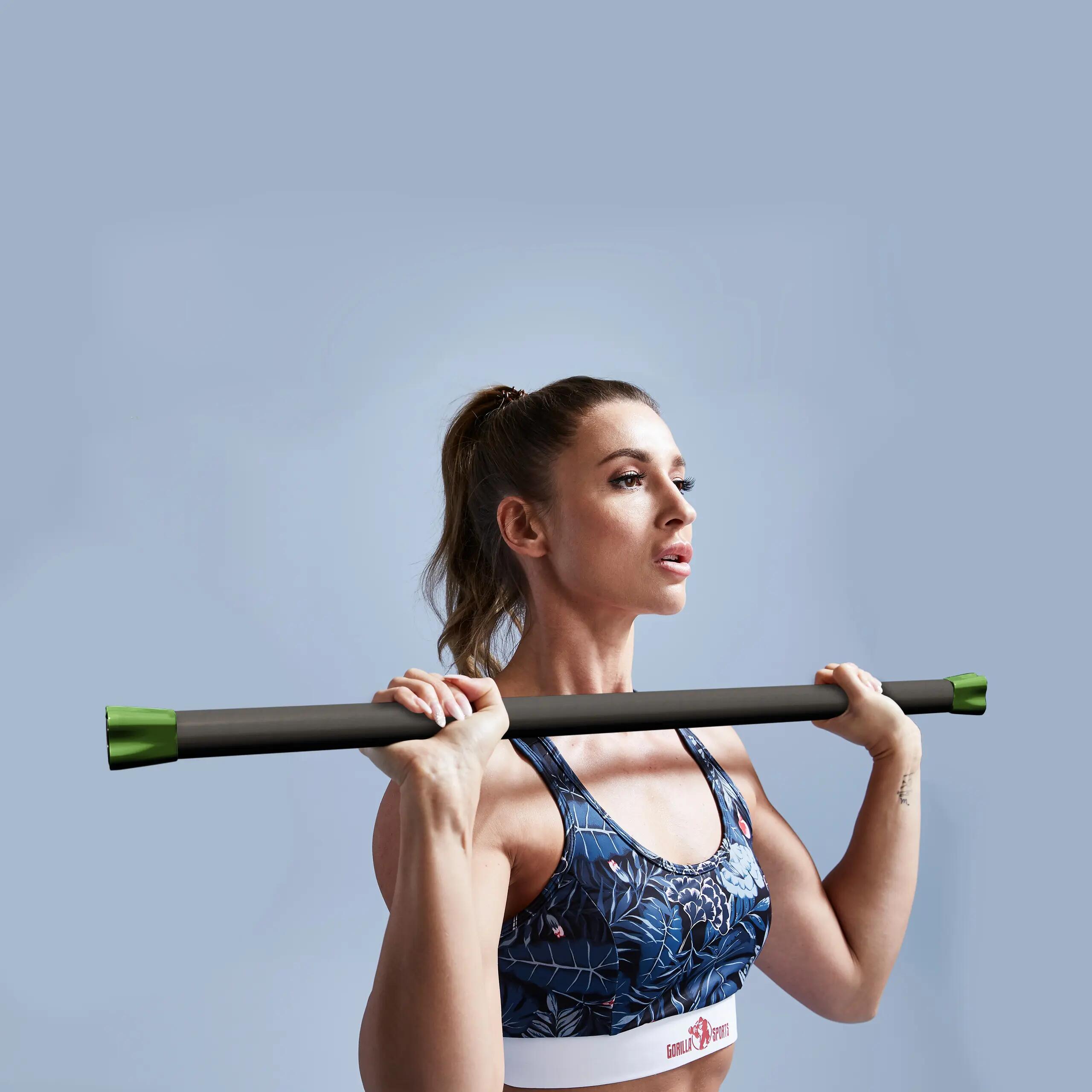 BARRE DROITE LESTÉE 120CM | MUSCULATION ET FITNESS | POIDS AU CHOIX DE 1KG À 10K 3/10