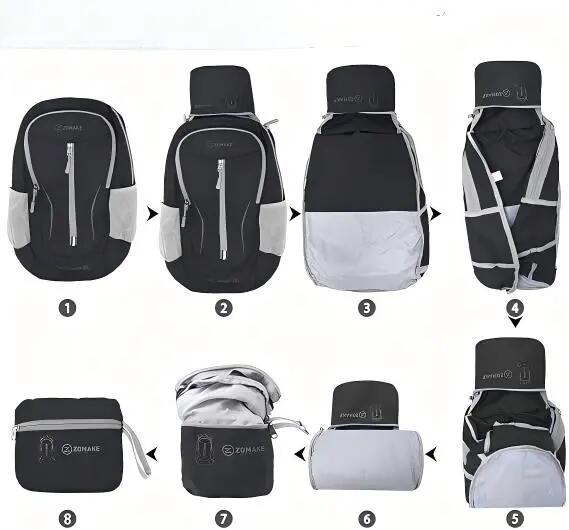 Mixte Sport Sac à dos pliable 25L ultraléger FoldDay 3/3