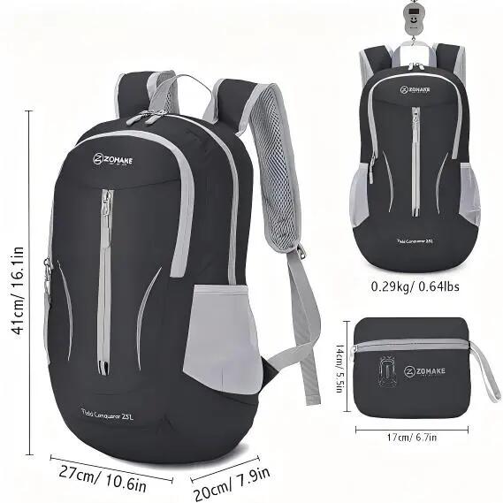 Mixte Sport Sac à dos pliable 25L ultraléger FoldDay 2/3