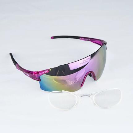 PACK SPORTZONNEBRIL MOS FORMENTERA CRYSTAL VIOLET + OPTISCHE CLIP