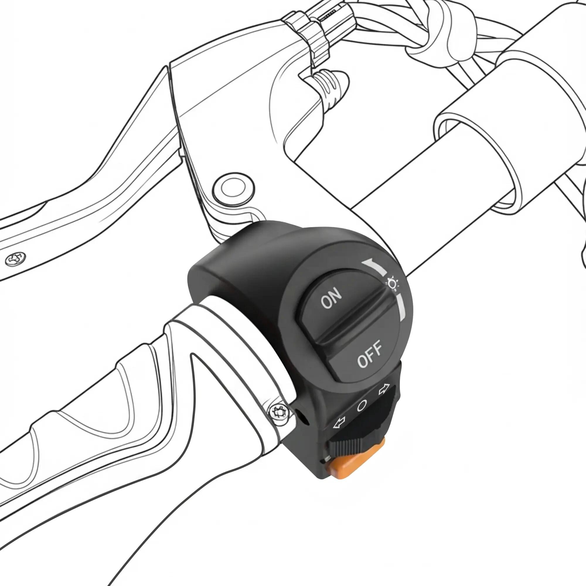 ECROSS PRO GACHETTE MULTIFONCTION/MULTIFUNCTION TRIGGER- Piece trottinette élèct 2/4