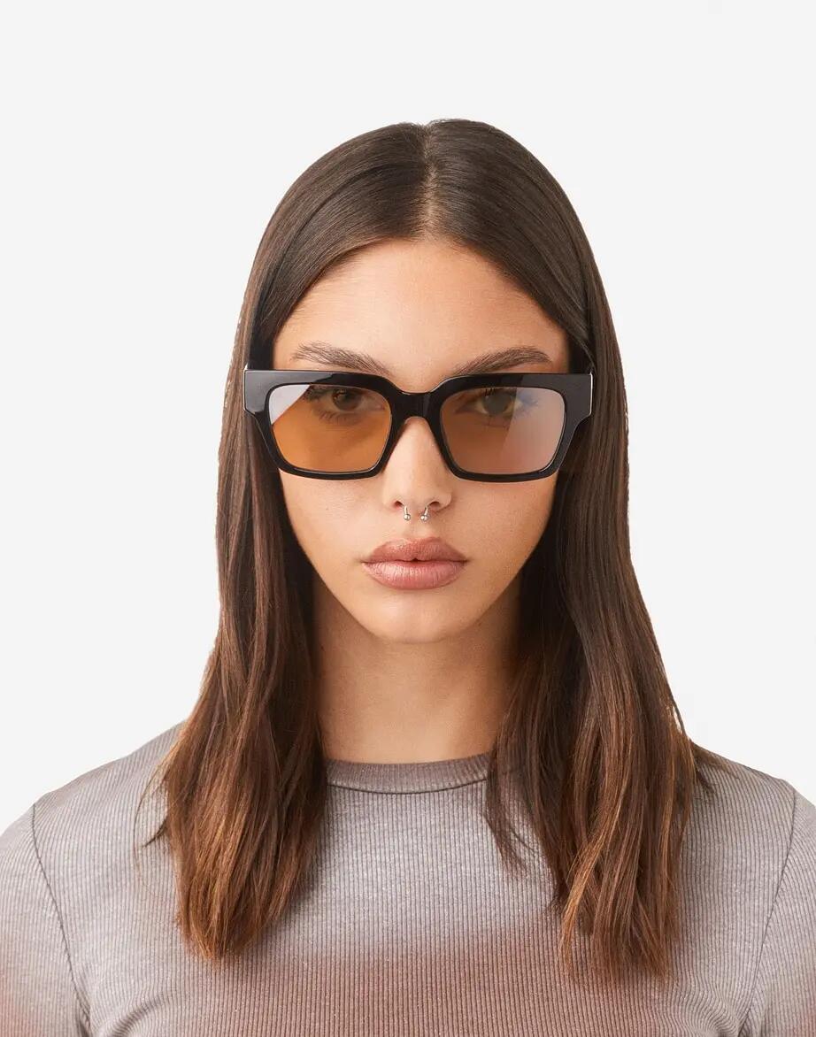 HAWKERS - Zonnebrillen voor Mannen en Vrouwen MATE - BLACK MUSTARD ECO 6/9