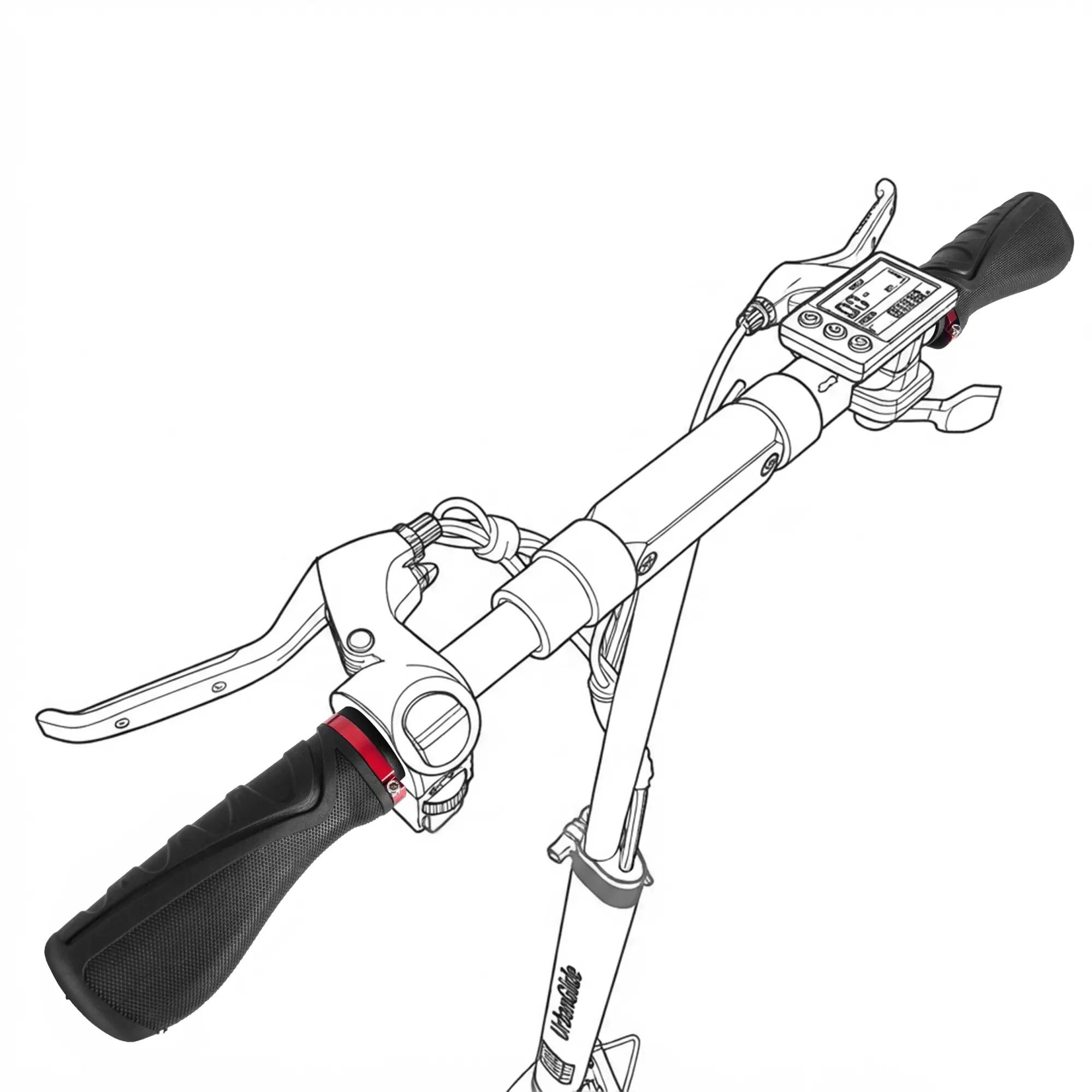 ECROSS PRO/ ECROSS GO POIGNÉES/HANDLE- Piece trottinette élèctrique 2/4