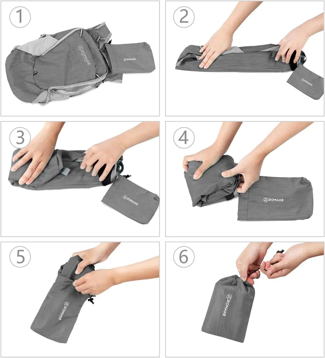Mixte Sport Sac à dos pliable 18L ultraléger FoldLite 3/3