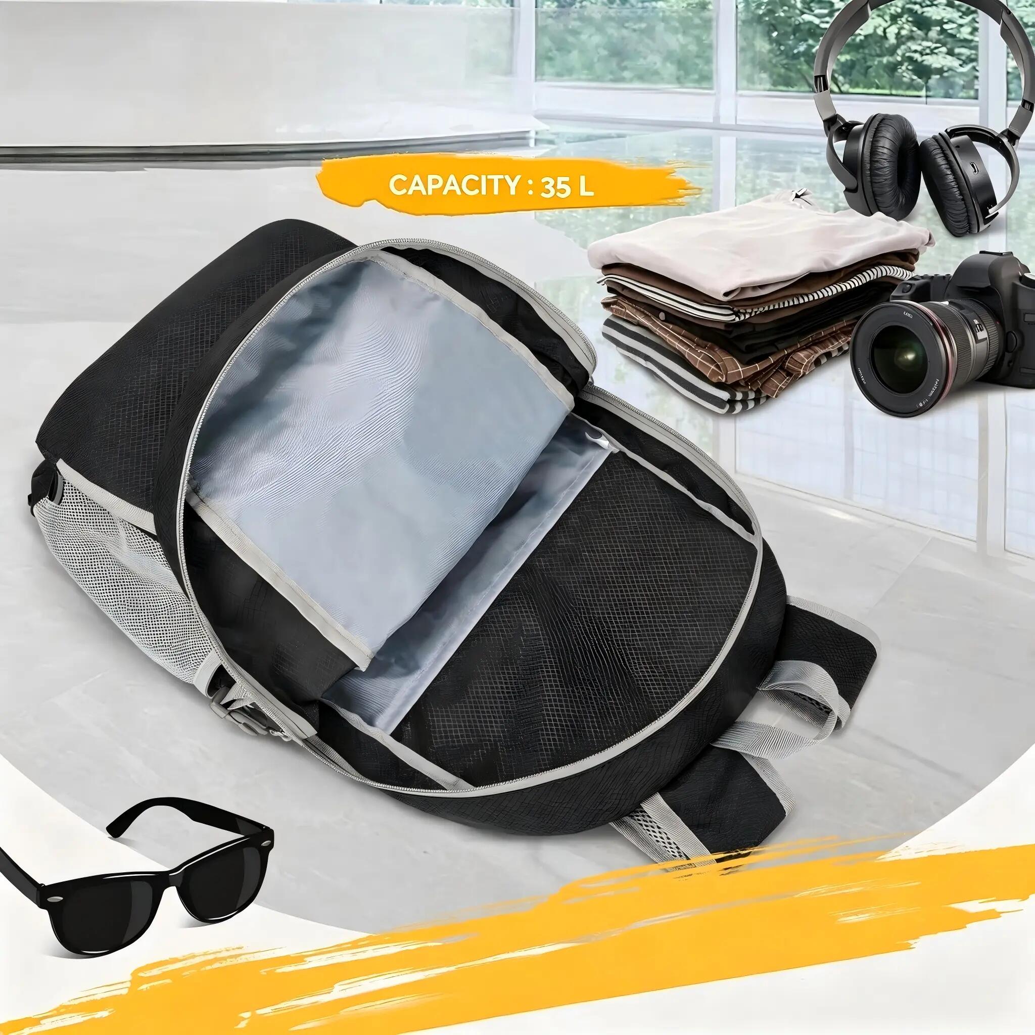 Mixte Randonnée Sac à dos pliable 35L léger FoldHike 3/3