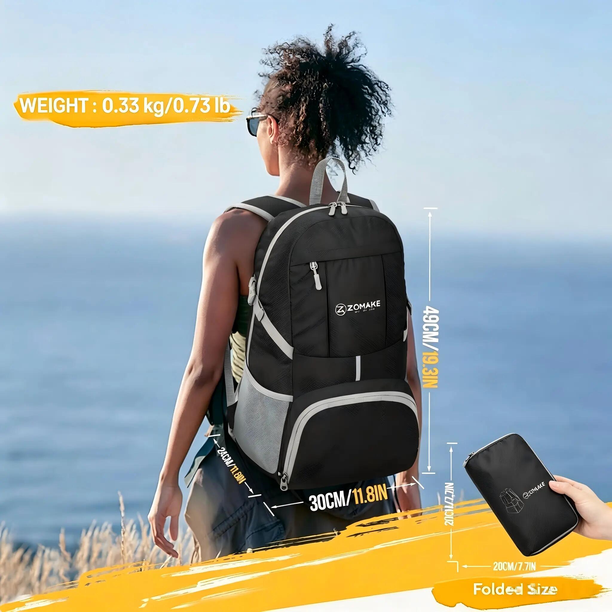 Mixte Randonnée Sac à dos pliable 35L léger FoldHike 2/3