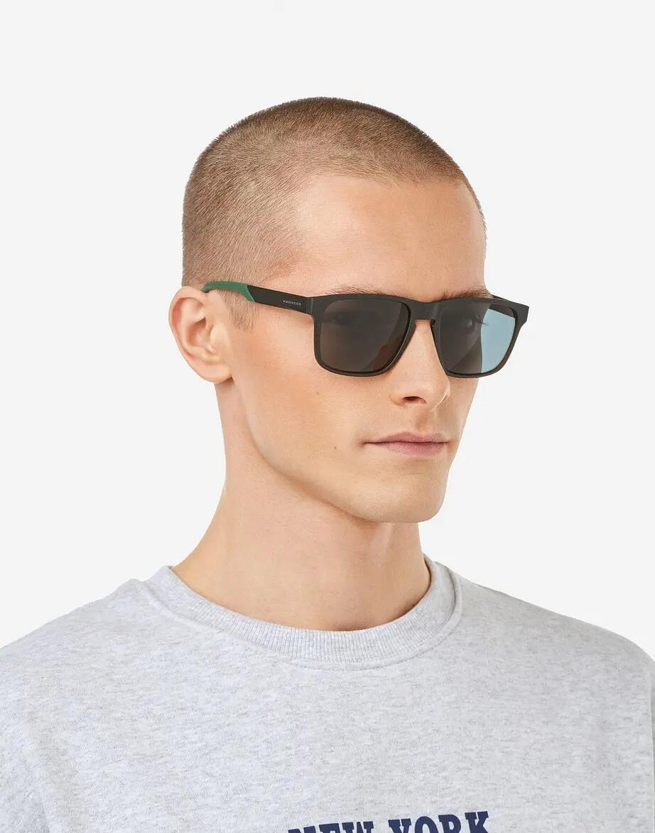 HAWKERS - Occhiali da sole per Uomo e Donna PEAK METAL - BLACK DEEP TURQUOISE 8/9
