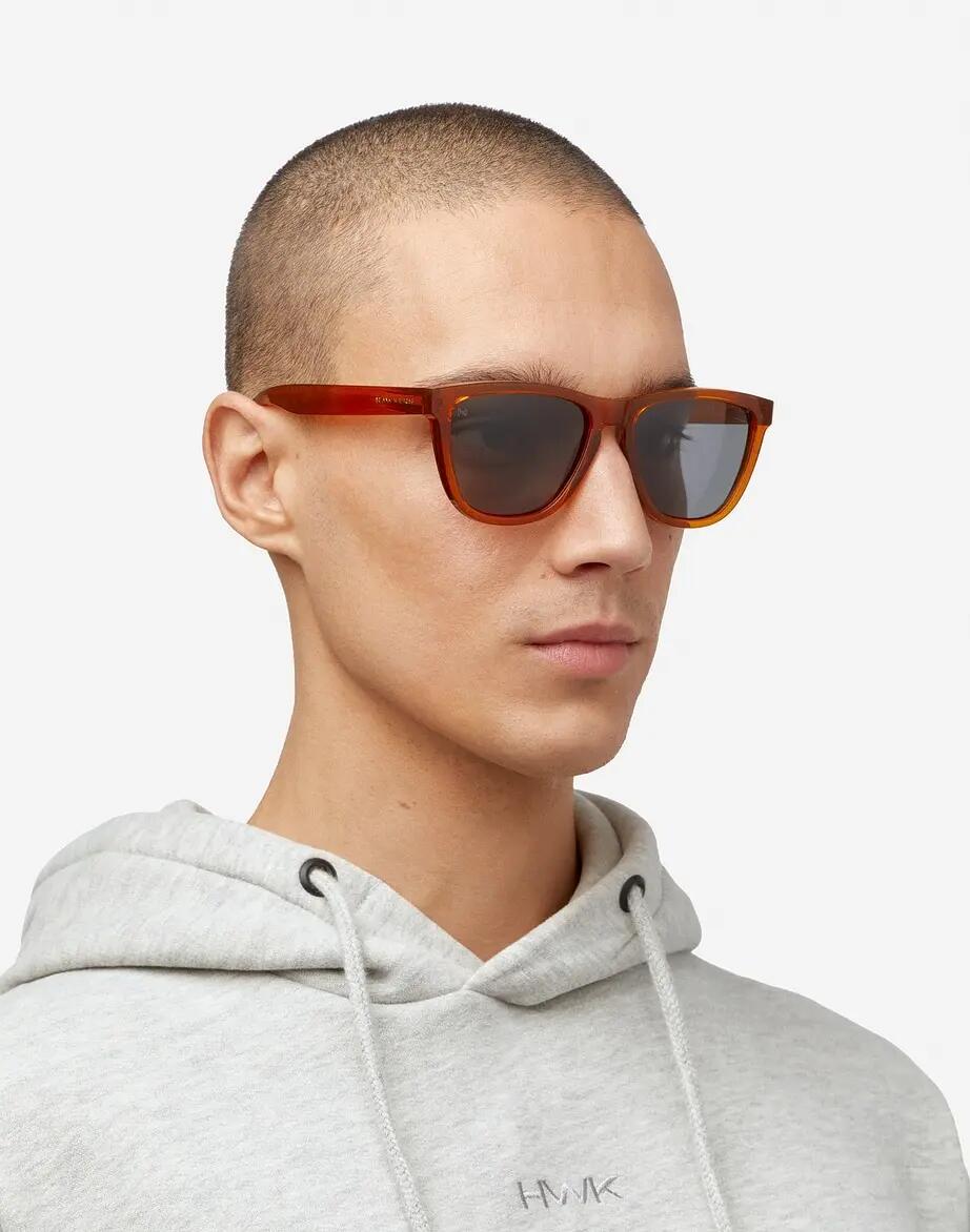 HAWKERS - Lunettes de soleil homme et femme ONE RAW  POLARIZED CARAMEL DARK 5/7
