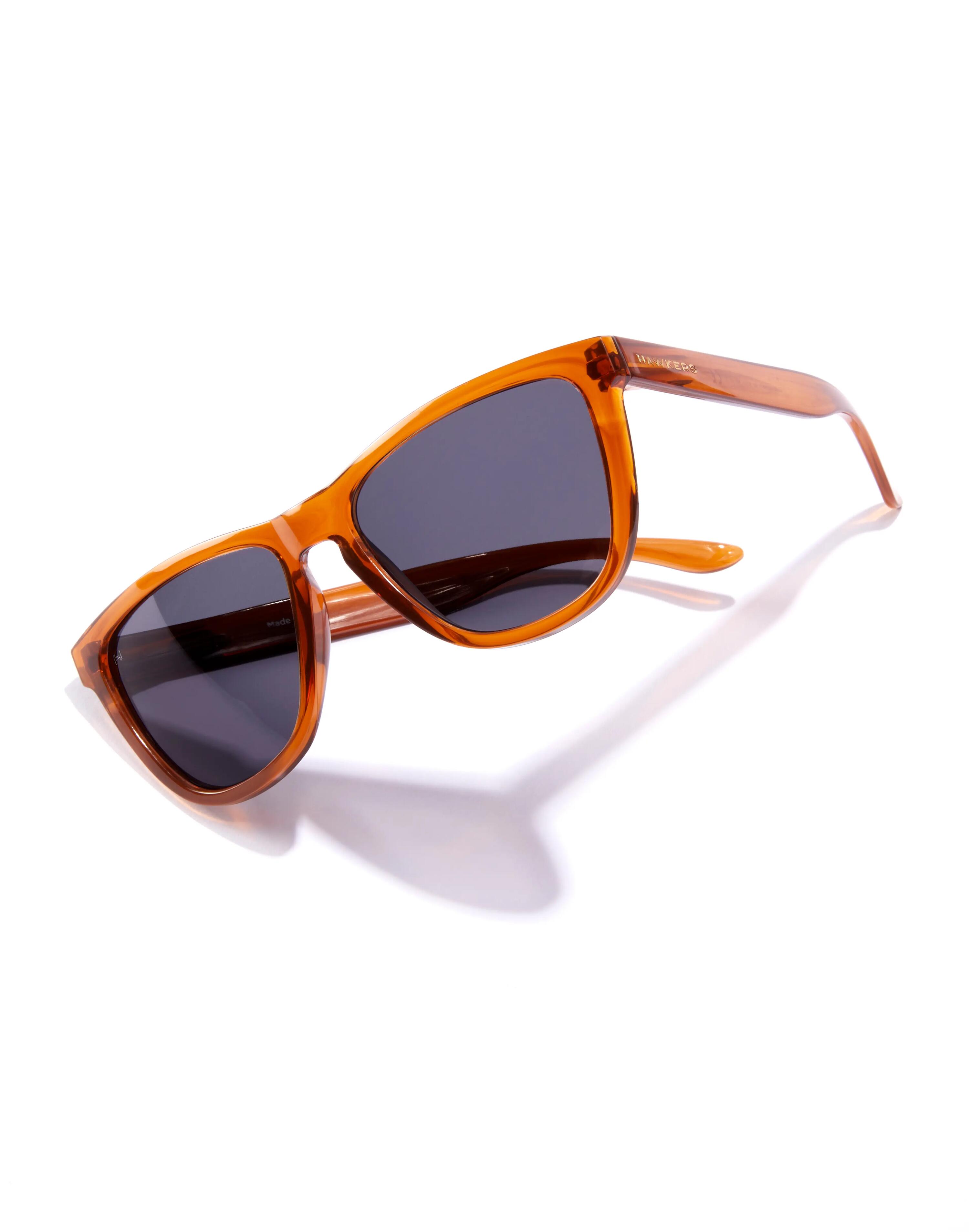 HAWKERS - Lunettes de soleil homme et femme ONE RAW  POLARIZED CARAMEL DARK 3/7
