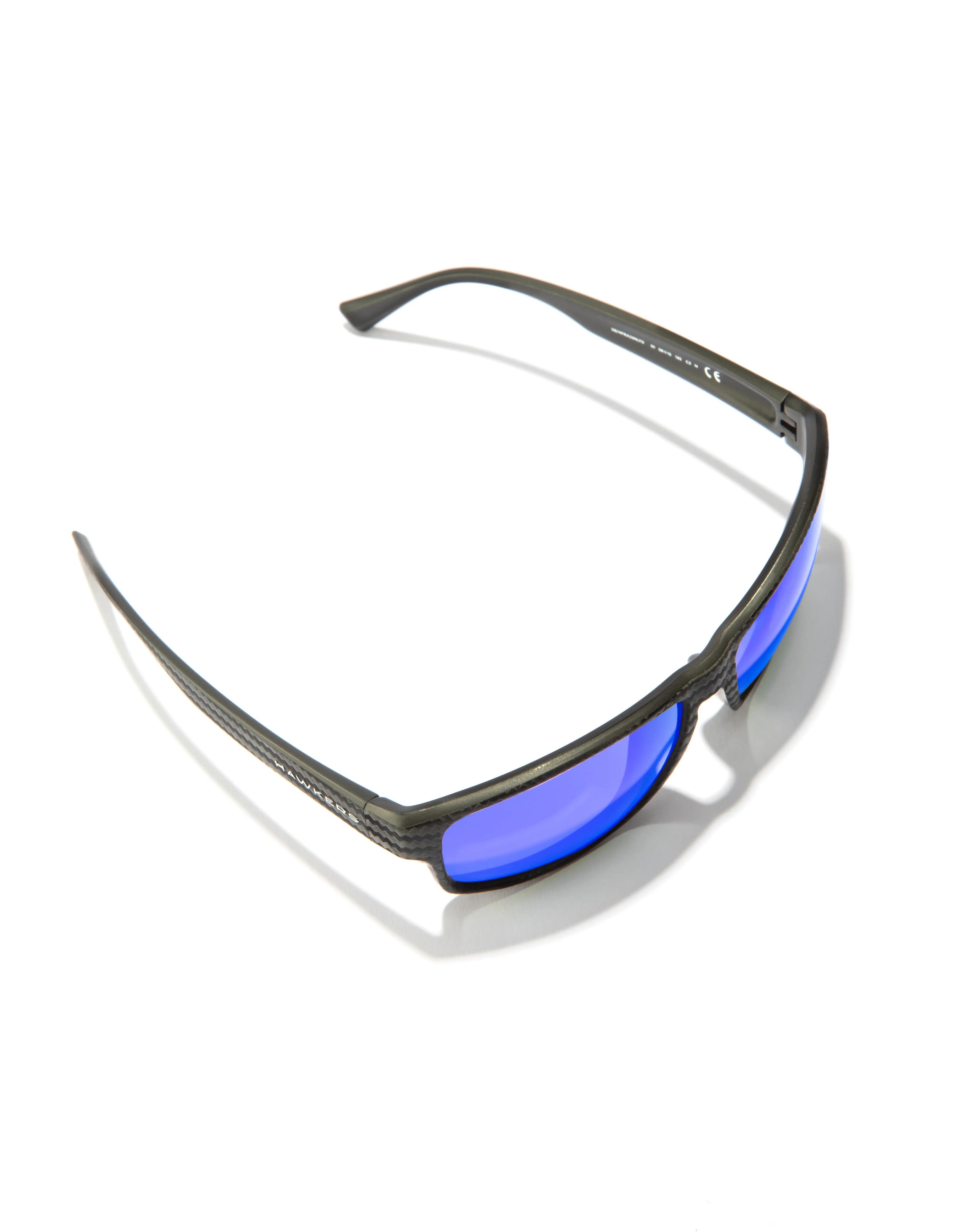 HAWKERS Lunettes de soleil pour Homme et Femme FASTER RAW CARBON FIBER 3/8