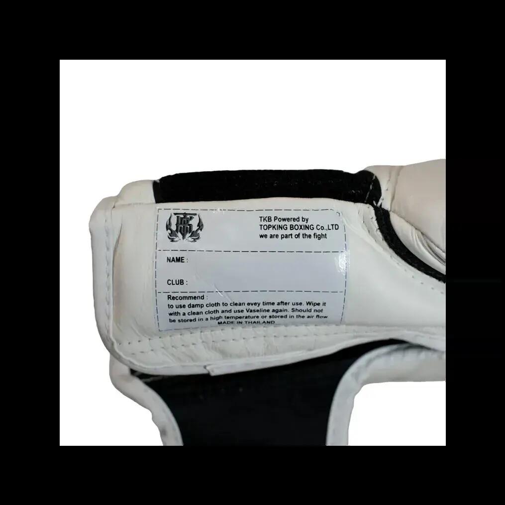 Luvas de Boxe Topking SUPER AIR DOUBLE TONE Brancas RESPIRÁVEIS 6/7
