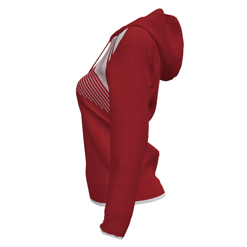 Veste à capuche Femme Joma Supernova ii rouge blanc