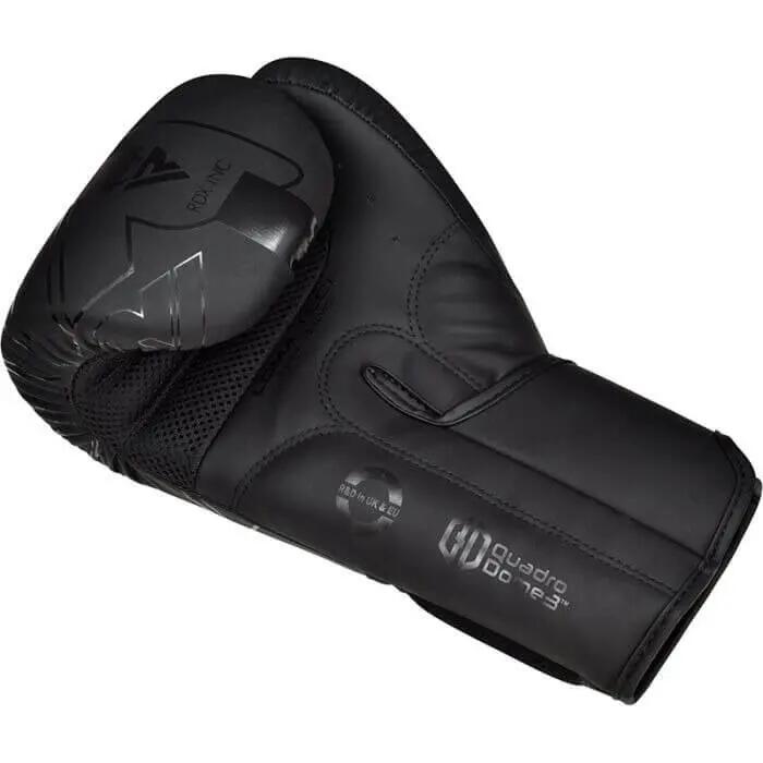 Gants de boxe RDX F6 Kara – Noir/Noir – 10oz 8/8
