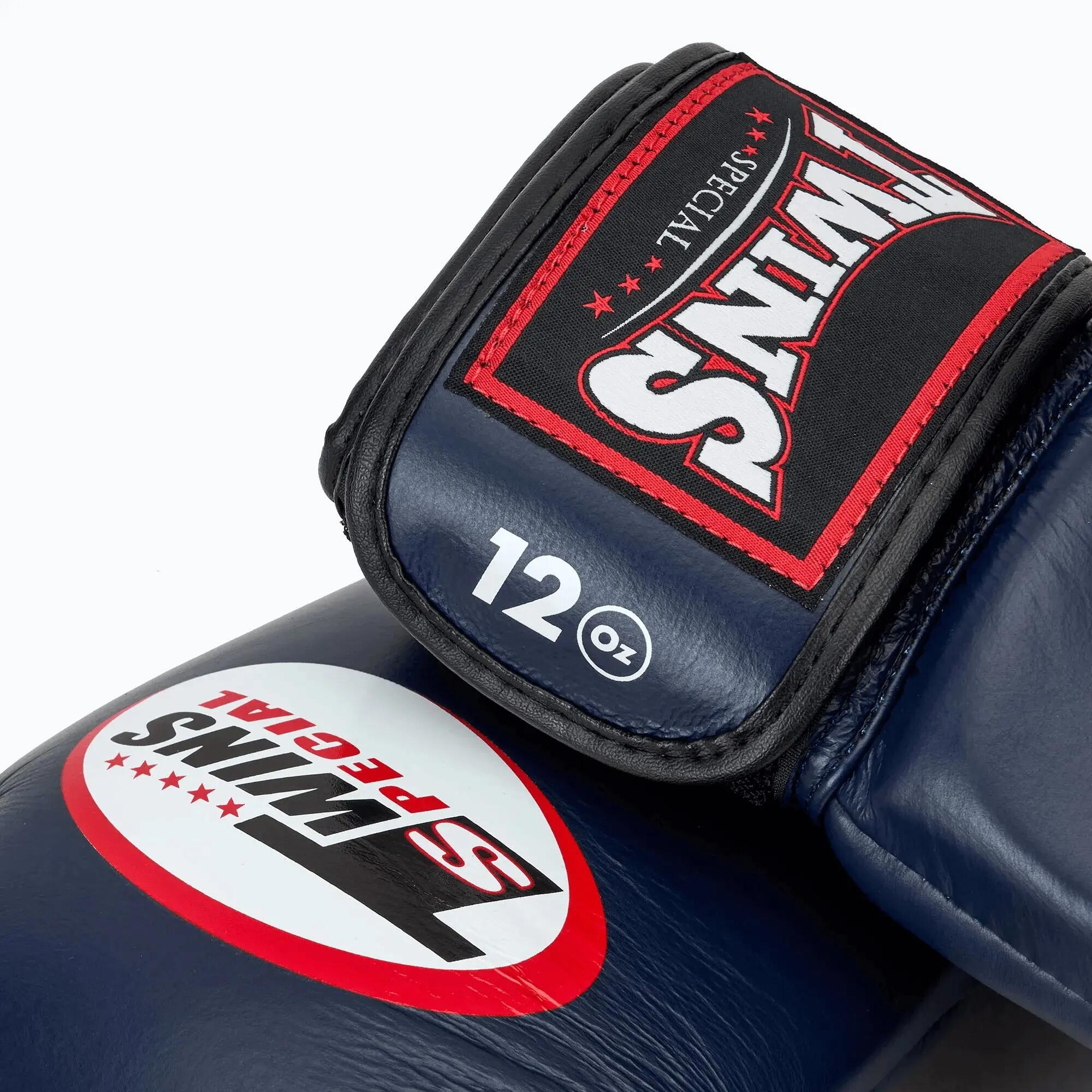 Gants de boxe Twins BGVL3 Bleu – 12oz 5/5