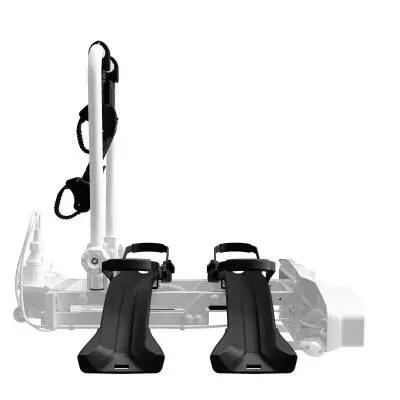 Peruzzo GP Kit - Porta biciclette a 2 binari per base modulare Saturn (Nero) 5/7