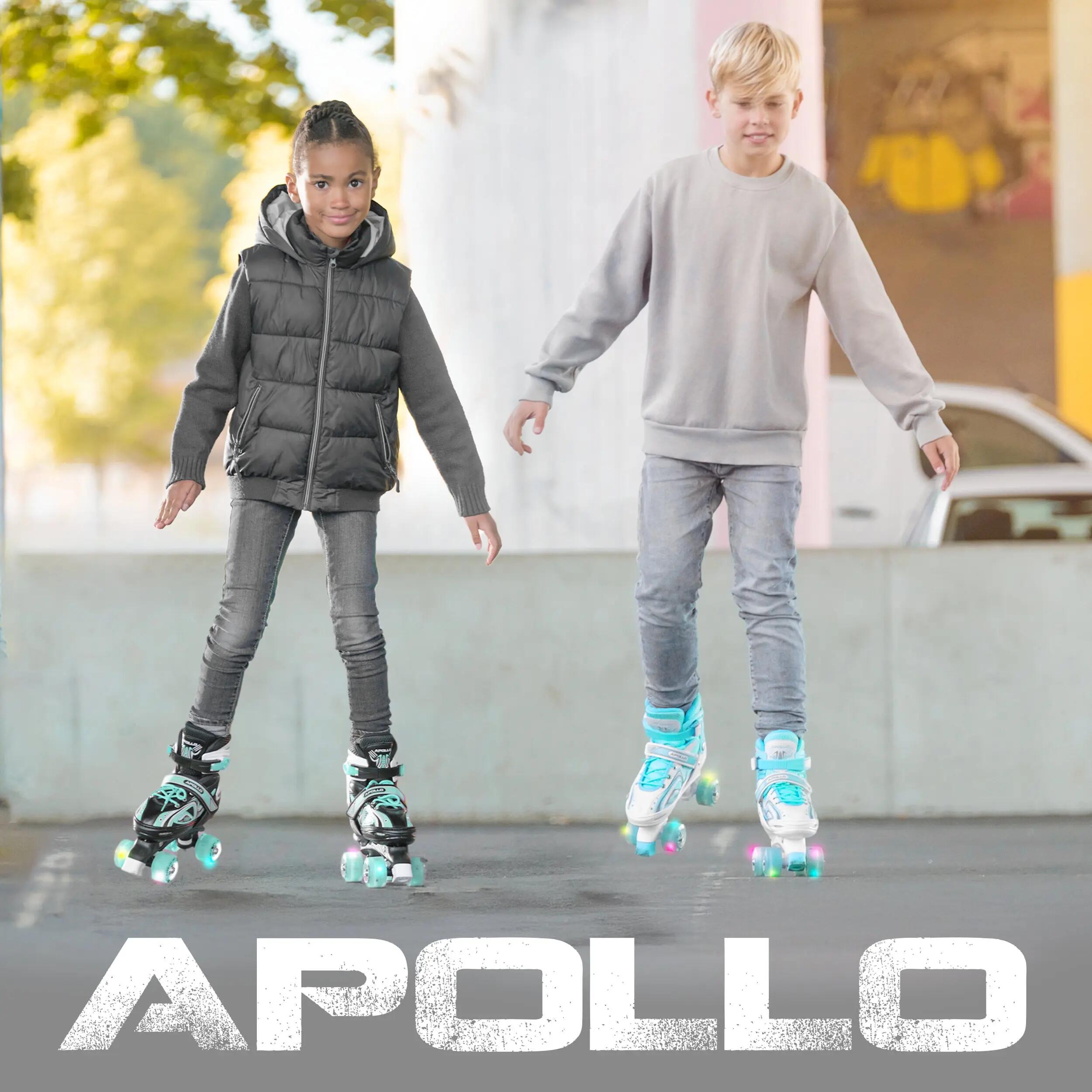 Apollo Super Quad LED ABEC7 regulowane rolki dziecięce 7/7