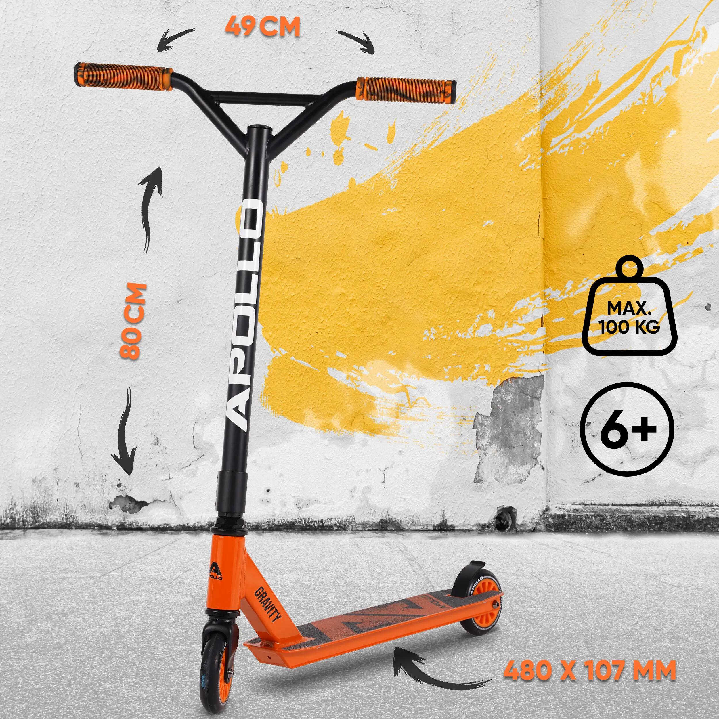 Apollo Stunt Scooter Gravity – robust freestyle scooter for children aged 6 4/7