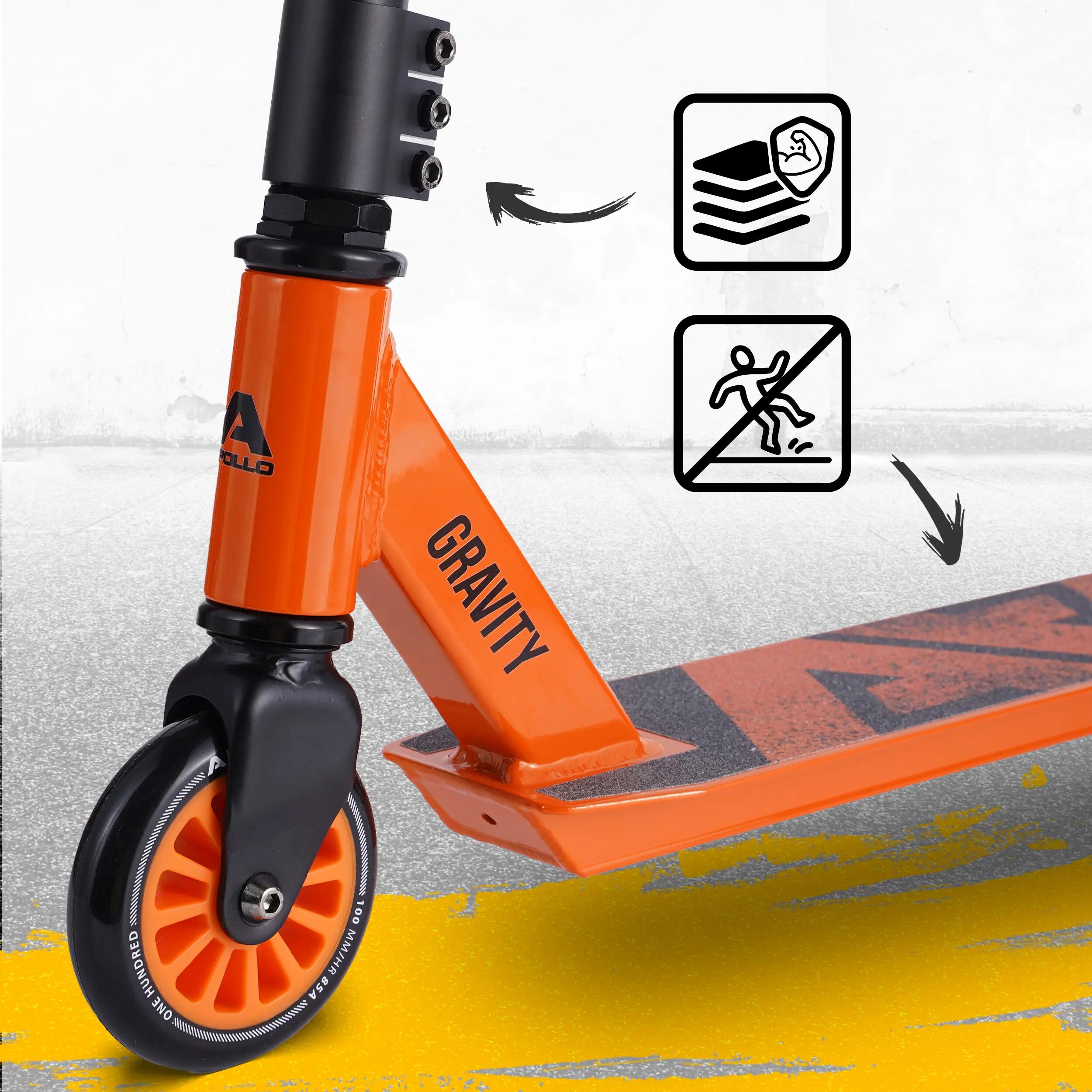 Apollo Gravity Stuntstep – stevige freestyle step voor kinderen vanaf 6 jaar 2/7