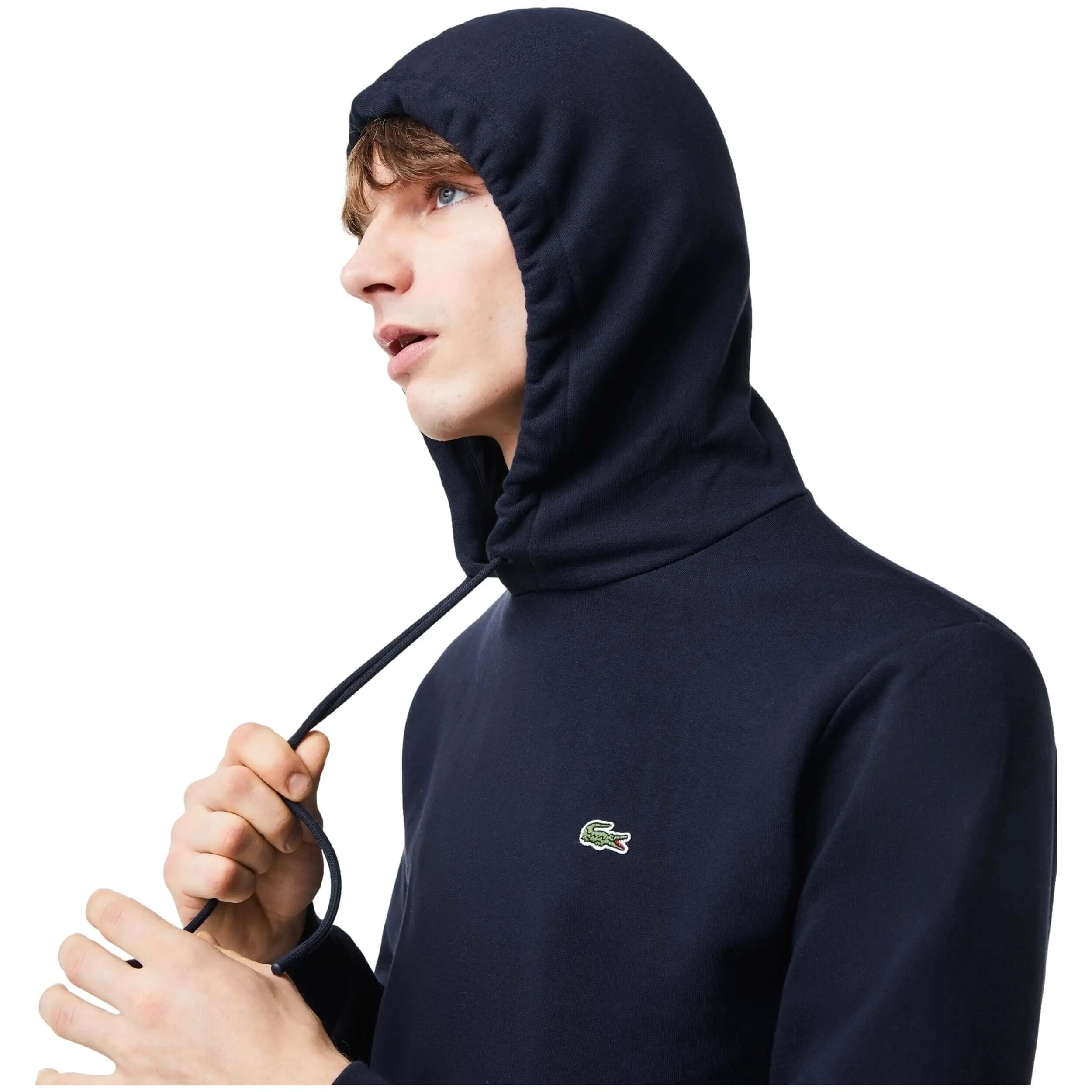 Felpa con cappuccio Lacoste modello SH9623-00-166 per uomini 4/7