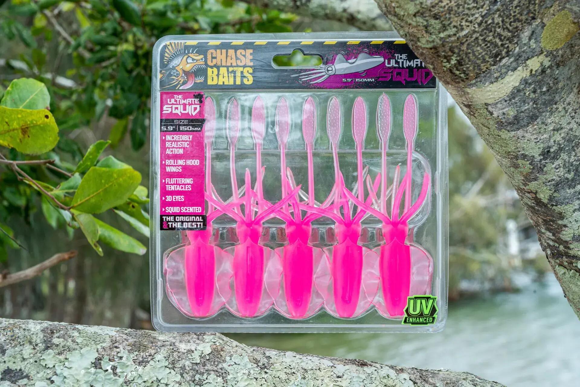 Gummiköder - Chasebaits - Ultimate Squid (20 cm, Salt N Pepper) 2/3