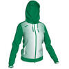 Chaqueta con capucha Mujer Joma Supernova verde blanco