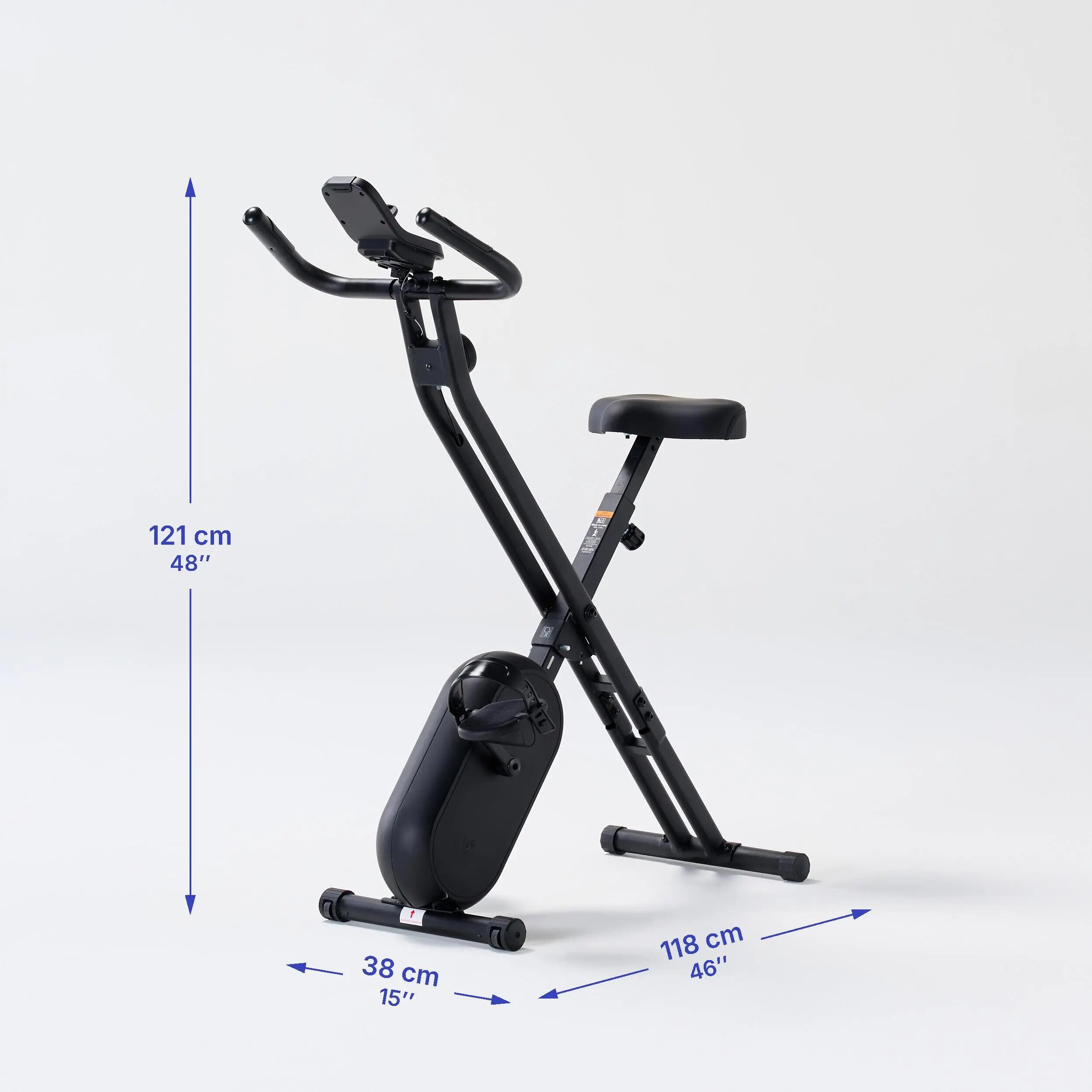 Seconde vie Vélo d'appartement noir,  X-Bike 100 V2 4/5