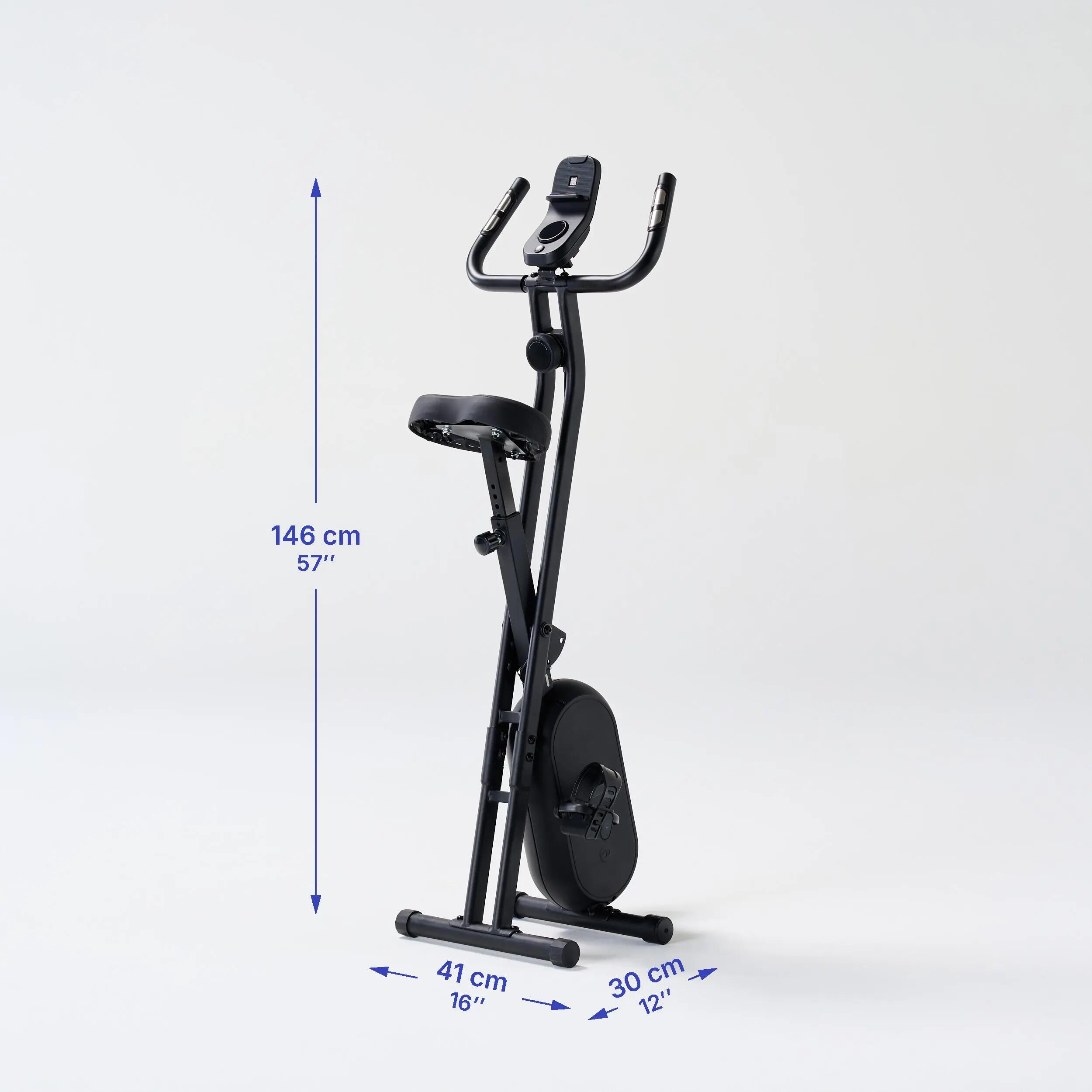Seconde vie Vélo d'appartement noir,  X-Bike 100 V2 3/5
