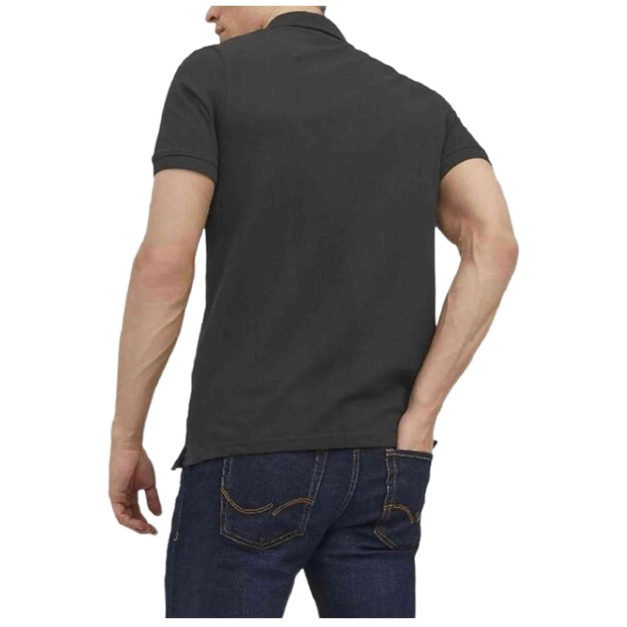 Polo a maniche corte Jack&jones modello 12136516-BLACK per uomini 3/5