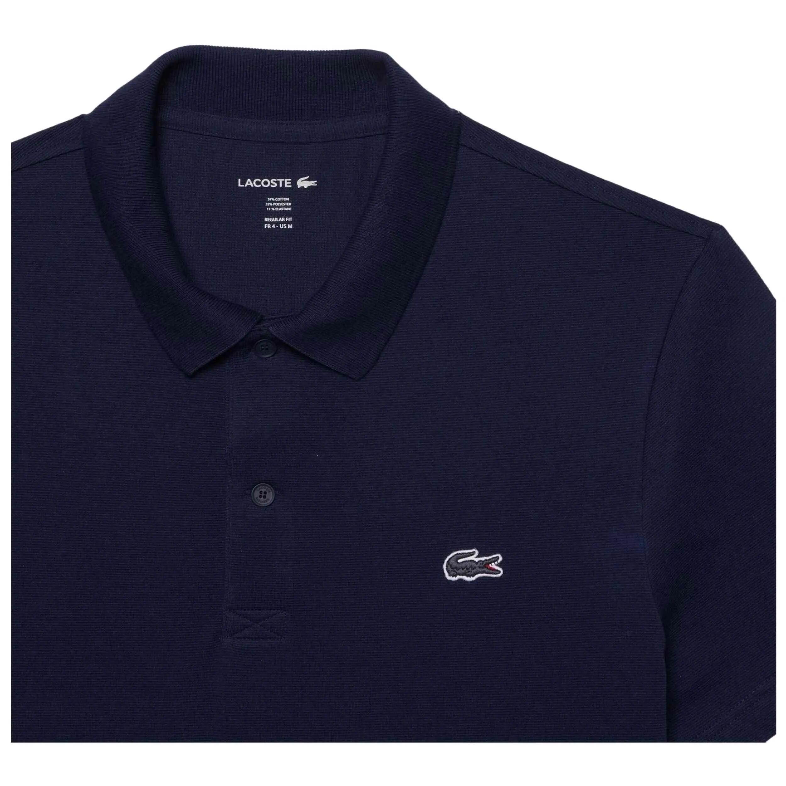 Mens Chest Logo Regular Polo Shirt (Navy) 5/5