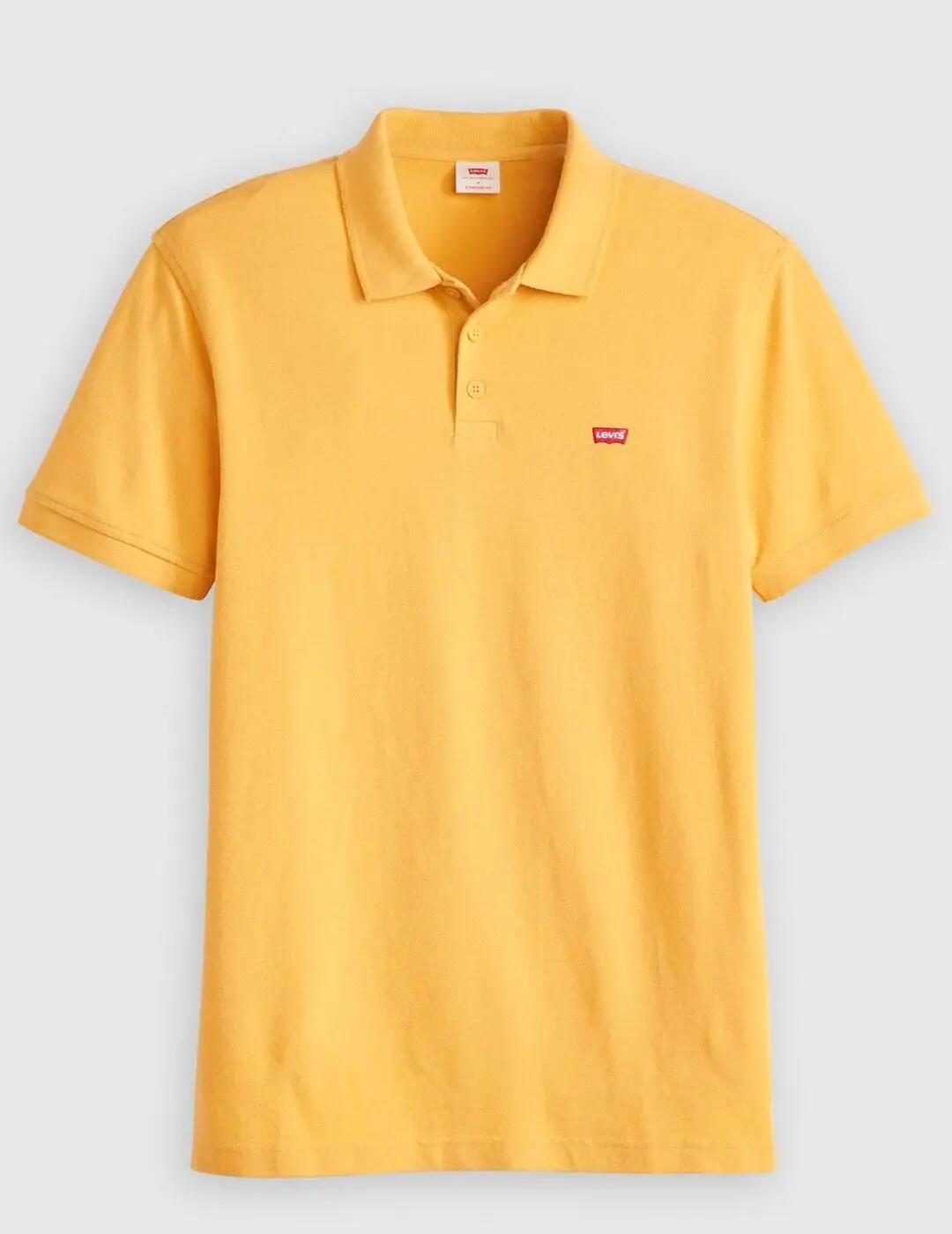 Maglie da polo da vela per uomo Levi's gialle. 3/5
