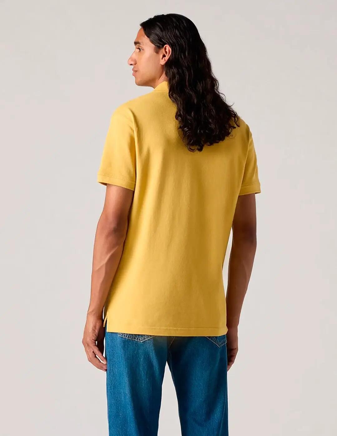 Maglie da polo da vela per uomo Levi's gialle. 2/5