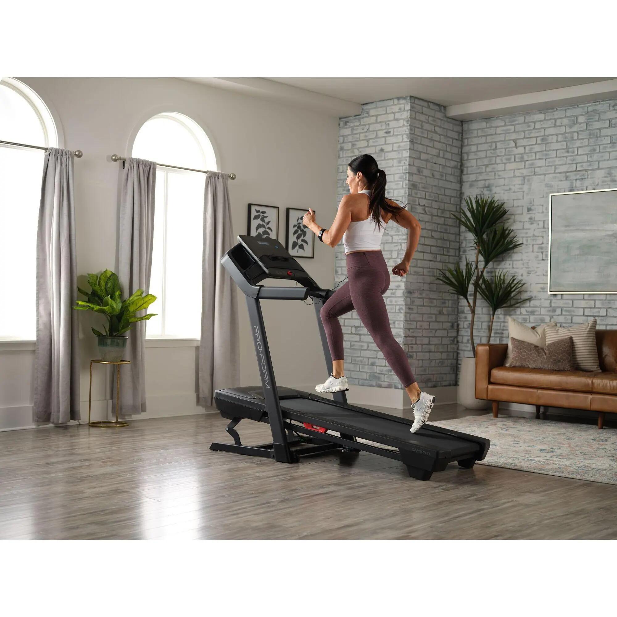 Seconde vie Tapis de course pliable et connecté Carbon TLS 5/5