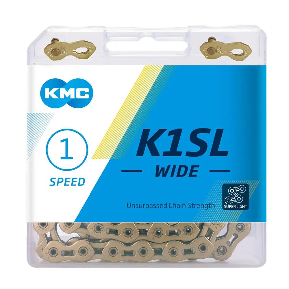 Catena a sgancio rapido KMC K1 Sl Wide Ti-n Or 2/4