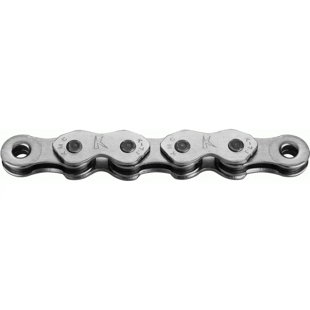 KMC K1 3/32 Narrow Silver Cadena de bicicleta de 100 eslabones 4/7