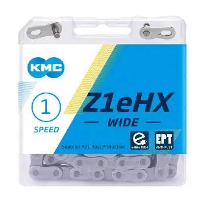 KMC Chaîne de vélo Z1Ehx 1/8 Wide Ept 112 maillons