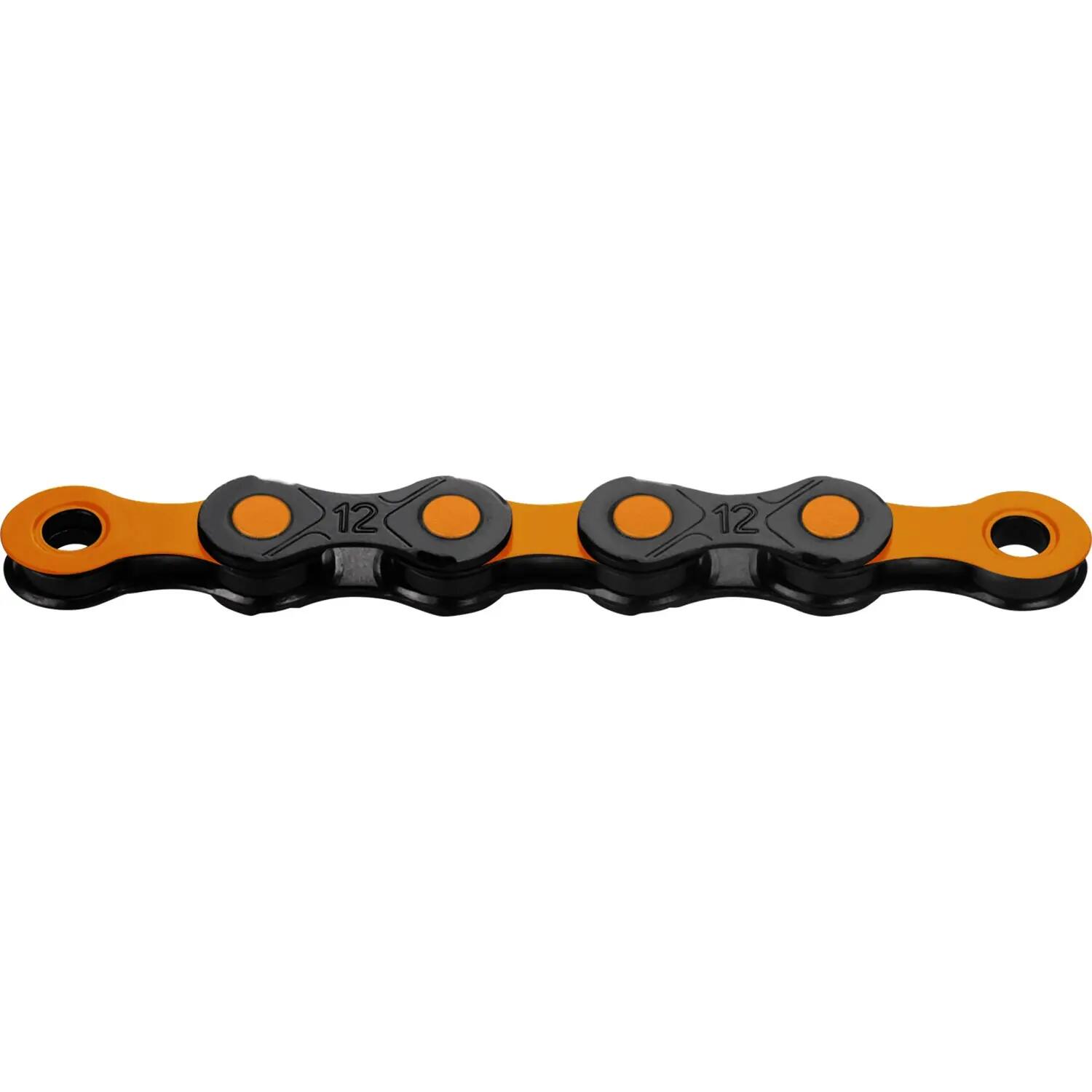 KMC chaîne X-12 DLC noir/orange 12s/126 Gl 4/4