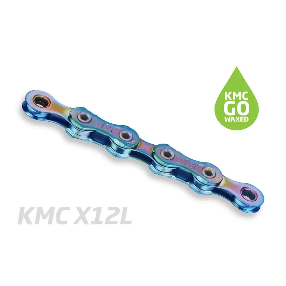 Chaîne KMC X12L Waxed 12 vitesses 126 maillons 4/4