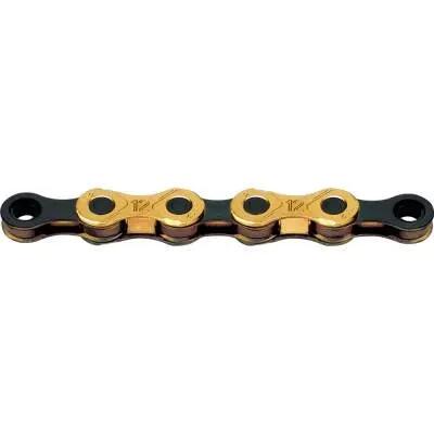 KMC Chain X12 Ti-N 126 links 12S ​​Gold/Black 3/7
