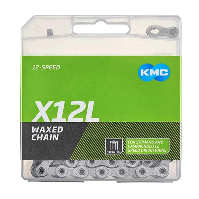 Kanaal KMC X12L waxed 1/2x11/128" 12 vitessses 4/6
